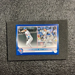 2022 Topps Update Series Royal Blue #US283 Trent Giambrone/Scott Effross Cubs - Picture 1 of 2