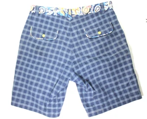 Robert Graham Mens Shorts 36 Blue Plaid Bermuda - Bild 1 von 5