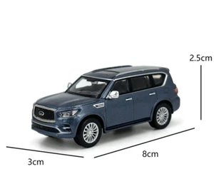 Paudi 1/64 Scale Infiniti QX80 2020 Suv Alloy Diecast Model Car 4 Colors Gifts - Picture 1 of 15