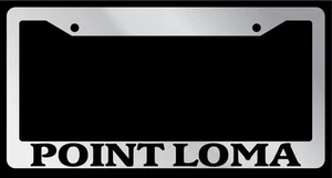 Chrome METAL License Plate Frame POINT LOMA Auto Accessory 2537 - Bild 1 von 1