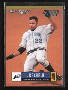 2005 Donruss #350 Jose Cruz Jr. Press Proofs Blue #/100 Tampa Bay Devil Rays - Picture 1 of 2