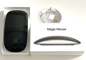 Apple Magic Mouse 2 Black MMMQ3Z/A - A1657 - Good /Used Condition -Boxed -M1526 - Picture 1 of 7