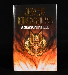 1989 A Season in Hell Jack Higgins First Edition Signed - Imagen 1 de 7