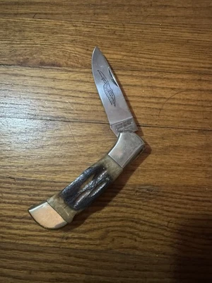 Parker & Son Texas M-1450 刀 – Sandbar 手柄 – Eagle 品牌 – 带原装盒 — 第 1/3 张图片