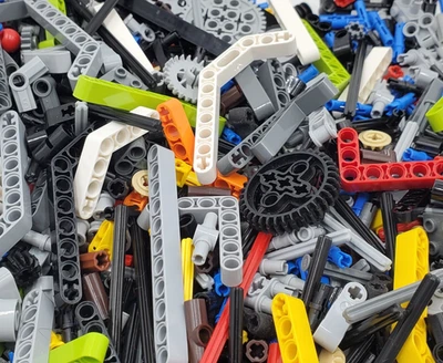 LEGO Lote de 100 Technic Mindstorms EV3 NXT BULK Piezas Brazos Elevadores Engranajes Ejes Pasadores Foto 1 de 3