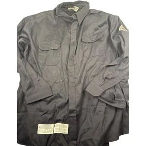 Bulwark FR Flame Resistant Shirt 4XL RG Navy ARC 8.7 ATPV Baumwolle Nylon - Bild 1 von 4