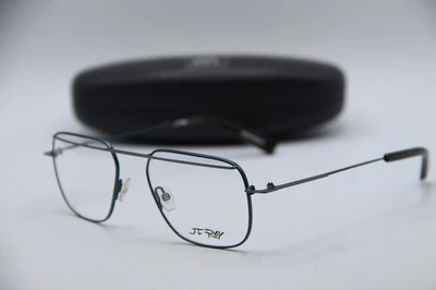 NEW J.F. REY JF 2922 2015 BLUE BROWN GUNMETAL AUTHENTIC FRAMES EYEGLASSES 52-19 - Image 1 of 4