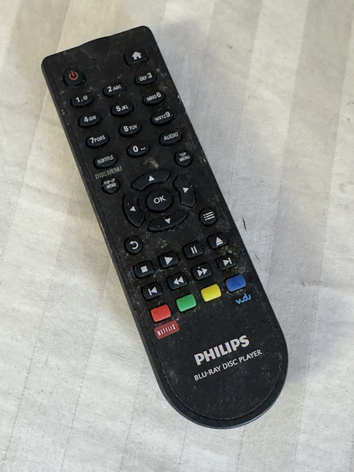 GENUINE PHILIPS BDP2900/F7 BLU-RAY DVD PLAYER REMOTE - TESTED - Image 1 of 1