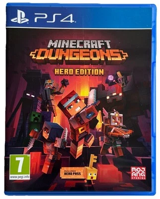 Minecraft Dungeons Hero Edition Video Game Sony PlayStation 4 PS4 Kids Game - Image 1 of 3