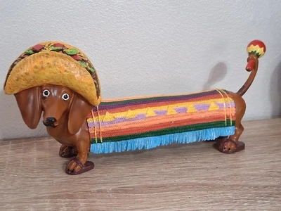 RARE! Westland Hot Diggity "Taco Dog" Dachshund #17957, Weiner Dog, SEE PHOTOS - Image 1 of 4