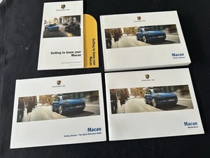 2015 Porsche Macan S & Turbo Owner's Manual Driver Book, Maintenance, Ref Pack - Picture 1 of 14