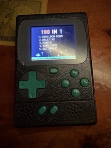 8-Bit Handheld Game Console with 198 Built-in Games, Backlit Color Screen - Picture 1 of 3