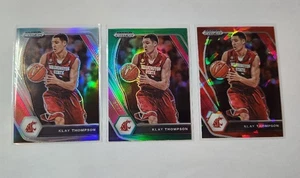 2021 Panini Prizm Draft Picks Klay Thompson No. 82 Silver, Green & Red Prizm Lot - Picture 1 of 6