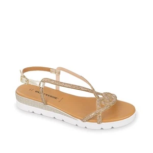 SCARPE SANDALO SANDALI DONNA VALLEVERDE 24203 PELLE RAME ORIGINALE PE 2025 - Picture 1 of 1