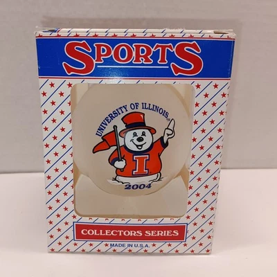 Adorno de Navidad 2004 Sports Collector Illinois Fighting Illini NCAA **RARO** Foto 1 de 3
