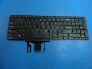 Dell Latitude 5591 15.6" Genuine US Backlit Keyboard 383D7 PK1313M4B00 - Picture 1 of 3