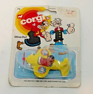  CORGI #67 POPEYE OLIVE OYL IN PLANE NEW IN PACKAGING - Image 1 of 3