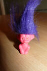 Vintage & Very Rare Creata  Troll Doll - Purple  Hair - Spook! Look