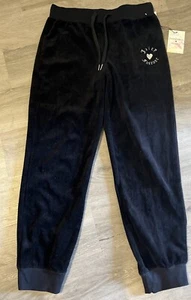 Pantaloni da jogging Juicy Couture Forever 21 neri strass velluto grandi -nuovi con etichette - Foto 1 di 4