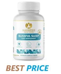 Maharishi Ayurveda Blissful Sleep For Sleep Management 60 Tablets- FAST Shipping - Picture 1 of 4