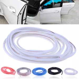 White 5M U Shape Rubber Seal Car Door Edge Guard Molding Trim Protectors Strip - Bild 1 von 6