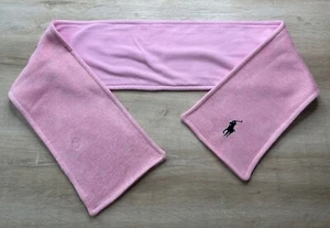 NWOT Polo Ralph Lauren Child Girls Scarf Pink One Size Black Small Pony - Picture 1 of 5