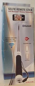 Craig Selfie Remote Stick with Bluetooth Wireless Technology-CMA3320 - Picture 1 of 7