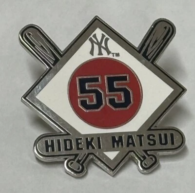 NY Yankees Pin Hideki Matsui Hat Lapel - Image 1 of 2
