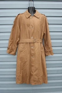 Vintage Oleg Cassini Signature Collection Pristine Khaki Trench Coat Size 40 REG - Picture 1 of 16