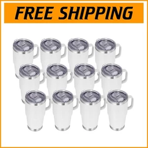 Stylish 20 oz Insulated Tumblers with Handle - Perfect Gift for Any Occasion - Picture 1 of 10