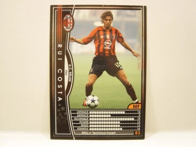 Panini WCCF 2004-05 Manuel Rui Costa 1972 Portugal　No.10 AC Milan Serie A #154 - Image 1 of 4
