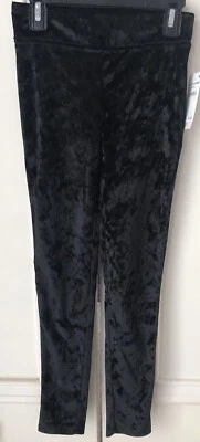 Leggings Melrose and Market Niña Negro Terciopelo Aplastado Tallas S, M Foto 1 de 3