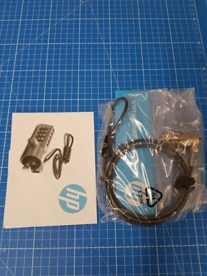 HP Essential Com­bi­na­ti­on Lock - Cable Lock - Schwarz 1,22 m - Bild 1 von 3