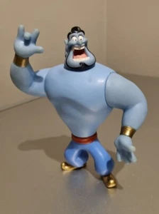 Rare Disney ALADDIN GENIE 5" ACTION FIGURE Changing head Feature 1992 Mattel - Picture 1 of 9