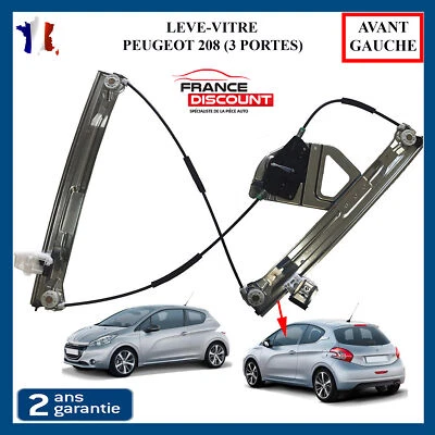 Window Lift Mechanism Front Left Intended For 208 3 Doors 9673155280 851208 - Image 1 of 4