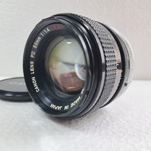 Seltenes "O" [Exc+5] Canon FD 50mm f/1.4 s.s.c. MF Standard Prime Objektiv aus Japan - Bild 1 von 19