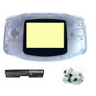 Full Replacement Housing Case Clear Shell Pack For Gameboy Advance Gba Console