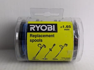 Ryobi Line Trimmer Replacement Spools 3 Pack 1.65mm Twist Line Suits 18v and 36v - Picture 1 of 6