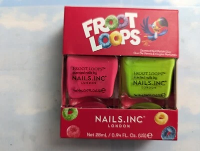 LOTE (1) ESMALTE DE UÑAS PERFUMADO NAILS INC. LONDON FROOT LOOPS DÚO 2 x 0,47 FL OZ Foto 1 de 3