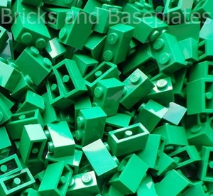 LEGO BRICKS 100 x GREEN 2x1 Pin From Brand New Sets Sent In a Sealed Bag - Picture 1 of 4
