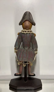 Sarreid Designs, Italian primitive folk art sculpture, girl with rope, 20" - Picture 1 of 12