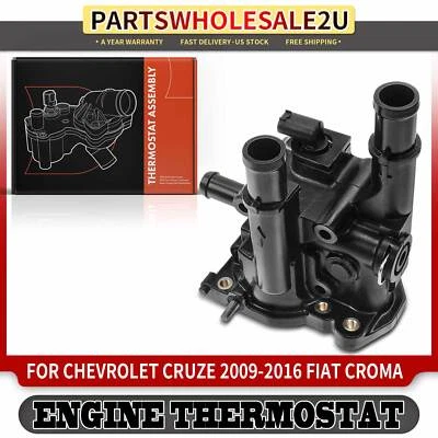 Thermostat Housing w/ Gasket Assembly for Chevrolet Cruze 2011-2016 Sonic 12-18 - Image 1 of 4