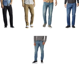 Lee Men's Extreme Motion Straight Fit Tapered Leg Jeans - Picture 1 of 15