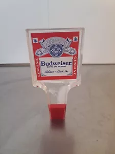 Vintage Budweiser Beer Tap Handle Anheuser Busch King Of Beers Advertising - Picture 1 of 6