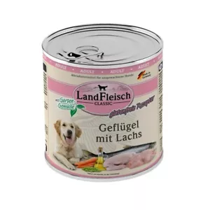 Landfleisch Classic Geflügel mit Lachs & Gartengemüse 12 x 800g (5,20€/kg) - Bild 1 von 1
