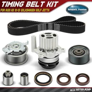 9x Timing Belt Kit and Water Pump for Audi A3 10-13 Volkswagen Golf 10-13 Jetta - Picture 1 of 11