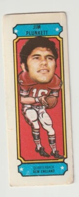 1975 Nabisco Sugar Daddy Jim Plunkett Card #9 New England Patriots Stanford - Image 1 of 2