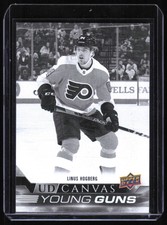 2022-23 UD Canvas Upper Deck Young Guns UD Black Linus Hogberg Rookie