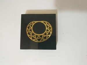 Anillo Nariz Semilunar Museo Reproducción Prehistórico Oro Obra de Columbia De Colección - Imagen 1 de 5