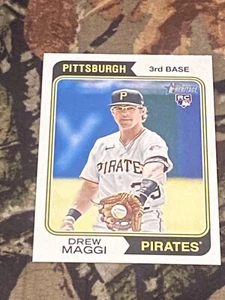 2023 Topps Heritage Drew Maggi #601 Pittsburgh Pirates - Picture 1 of 2
